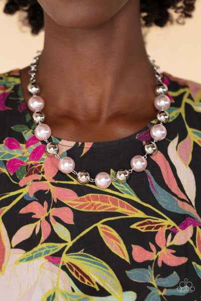 Dreamscape Escape - Pink Paparazzi Necklace