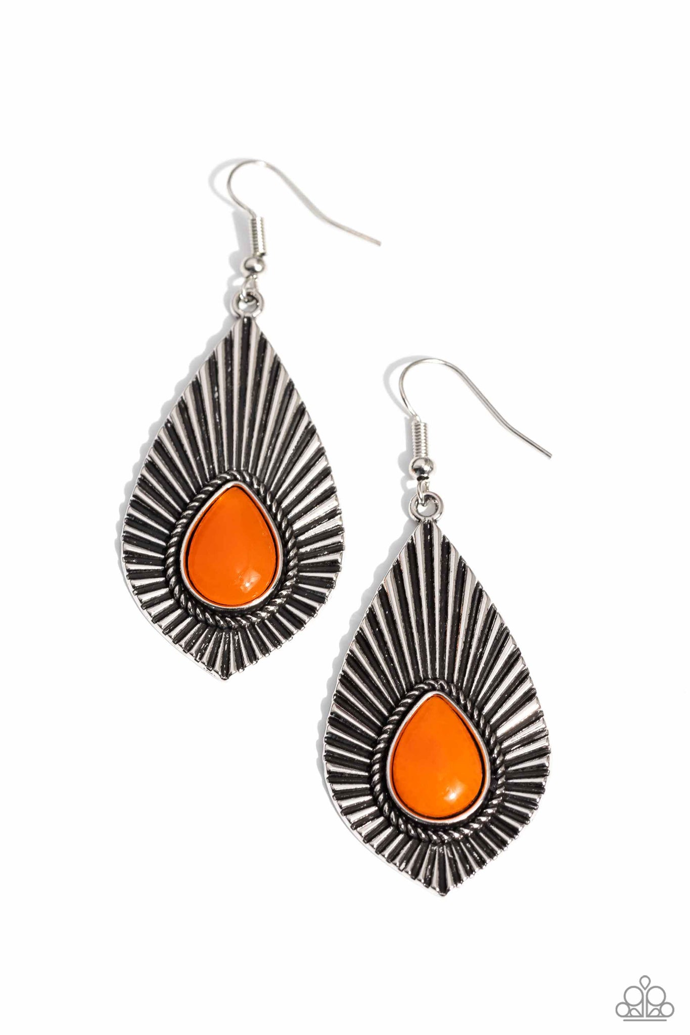 SOUL-ar Flare - Orange Paparazzi Earring 2484