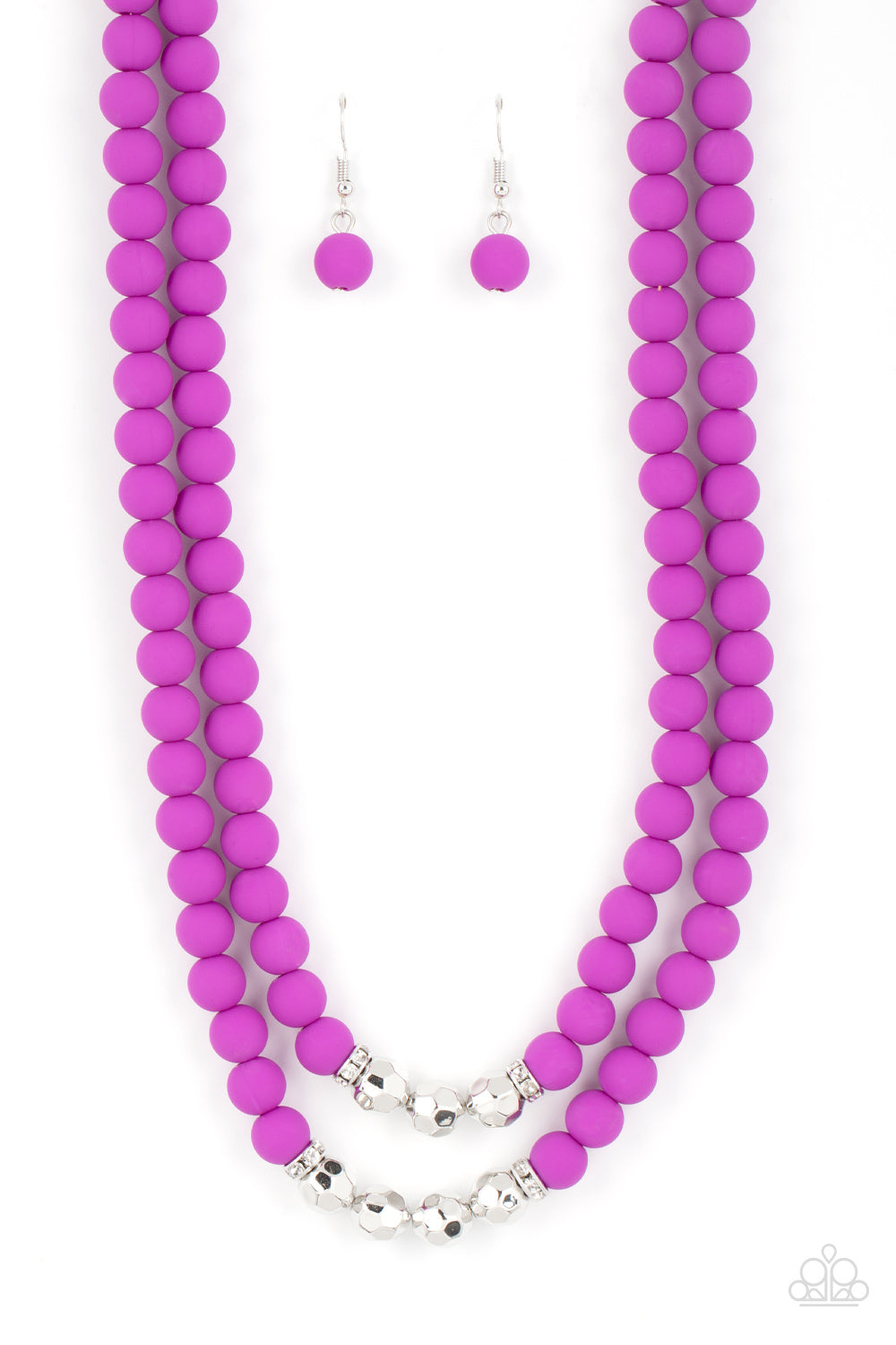 Summer Splash - Purple Paparazzi Necklace (S048)