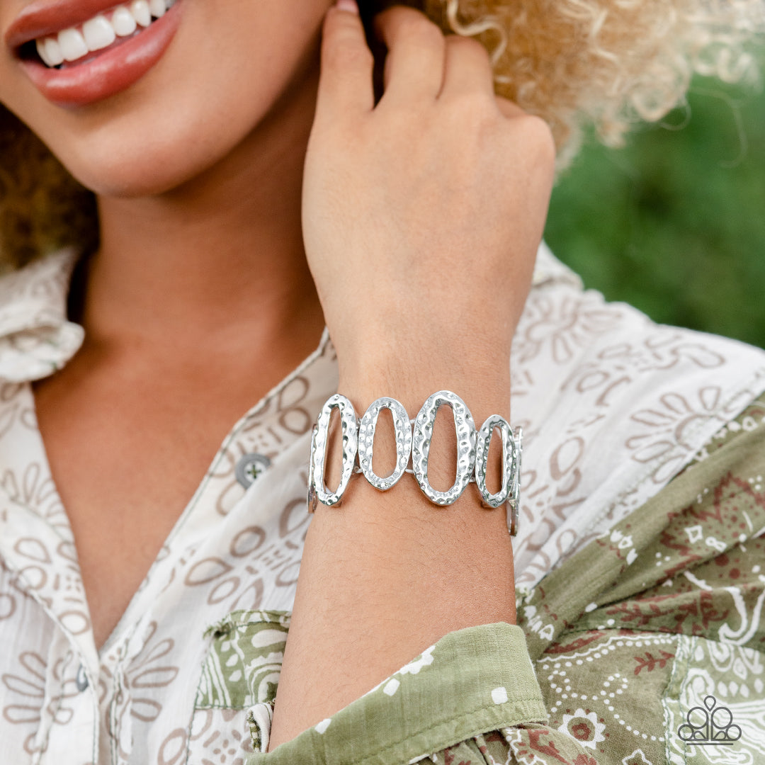 Homestead Heirloom - Silver Paparazzi Bracelet (#3481)