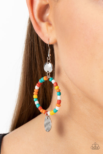 Cayman Catch - Multi Paparazzi Earring