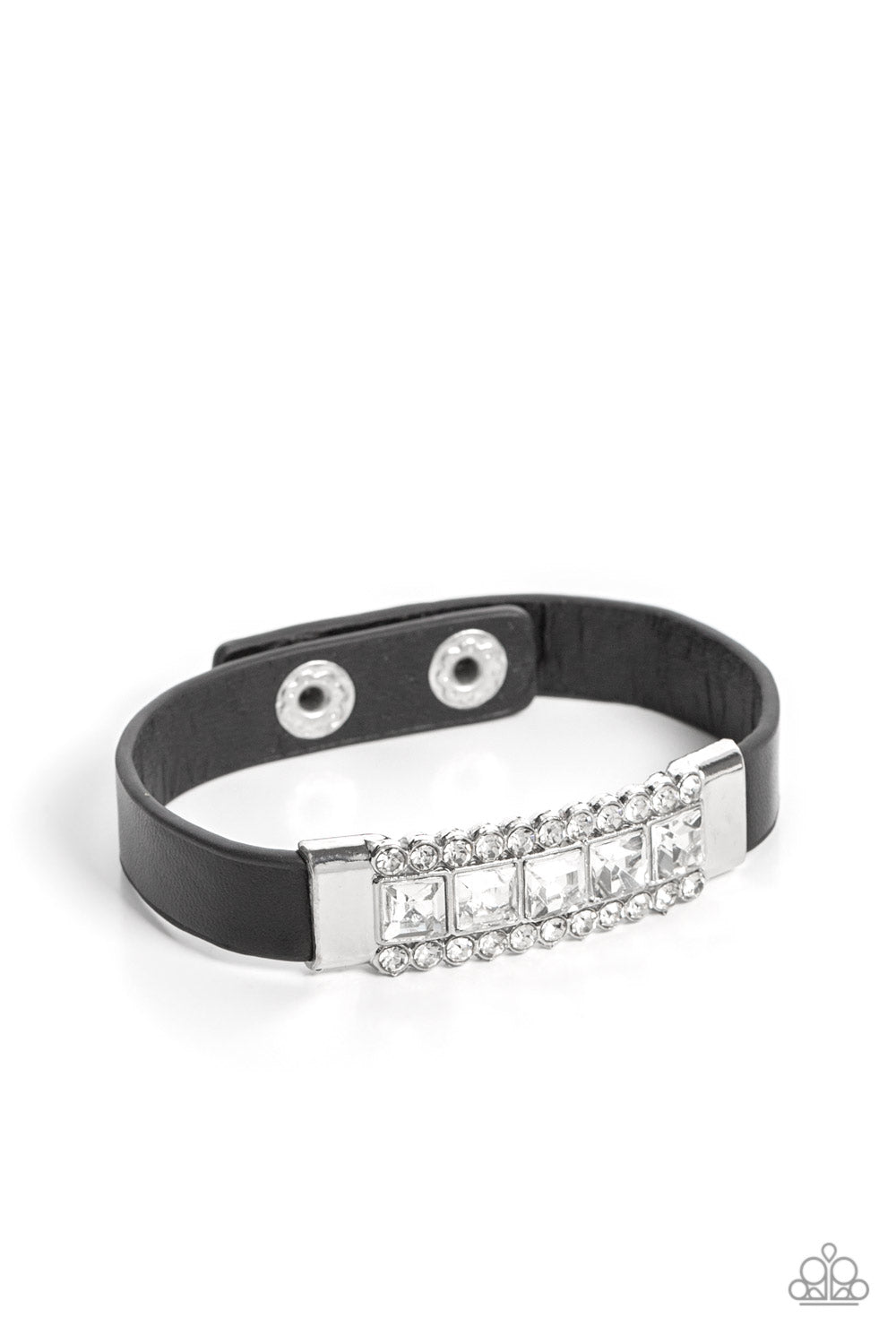 Rebel Reputation - Black Paparazzi Bracelet (W225)