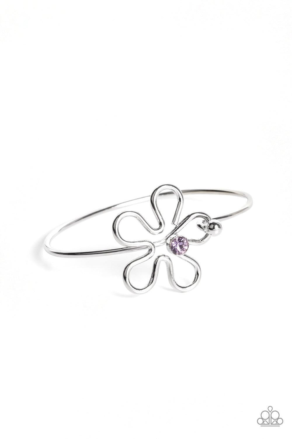 Floral Innovation - Purple Paparazzi Bracelet (PZ-664)