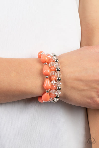 Beachside Brunch - Orange Paparazzi Bracelet