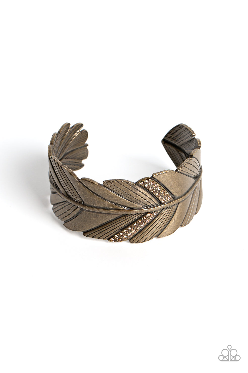 Party FOWL - Brass Paparazzi Bracelet (PZ-1318)