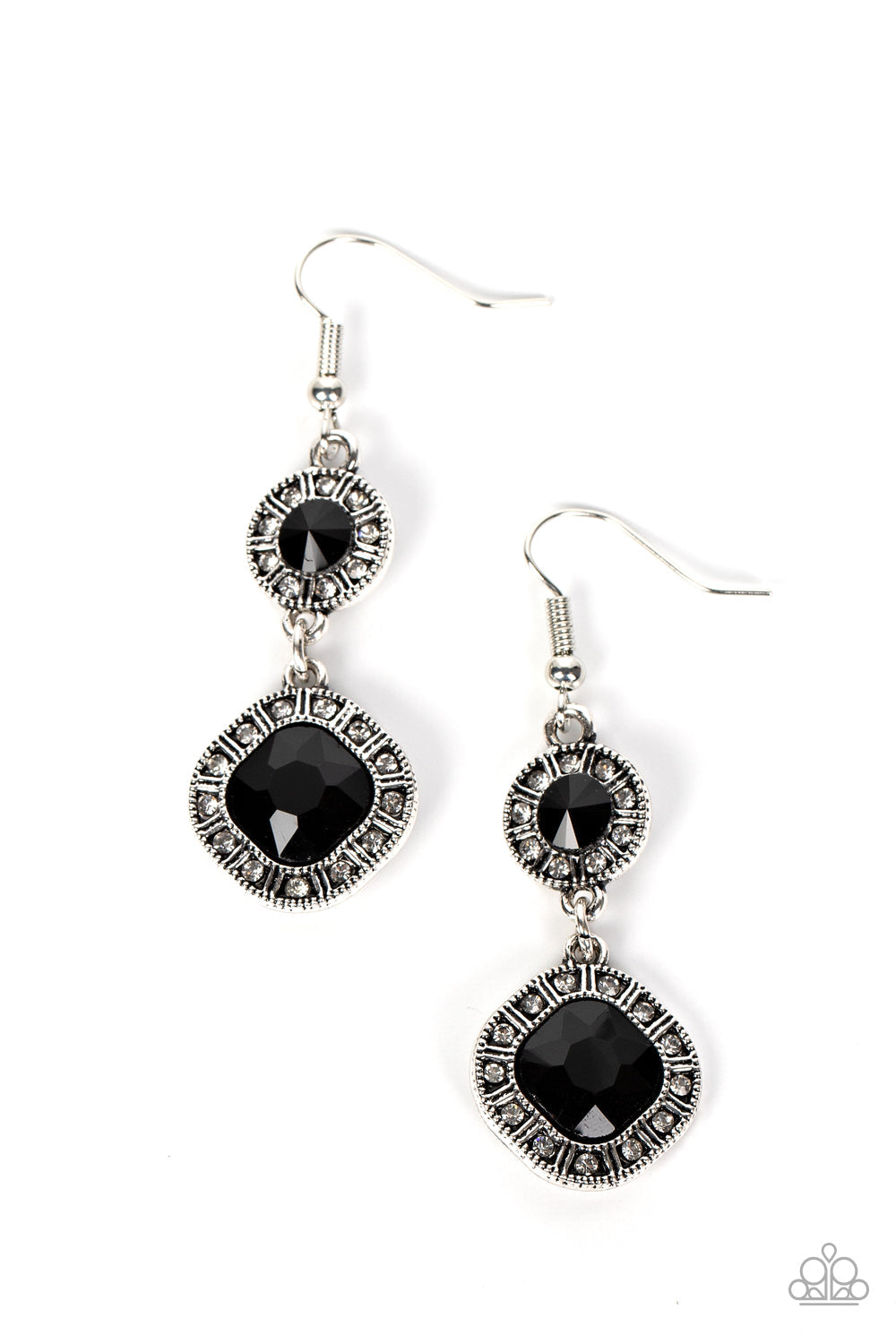 Modern Motives - Black Paparazzi Earring