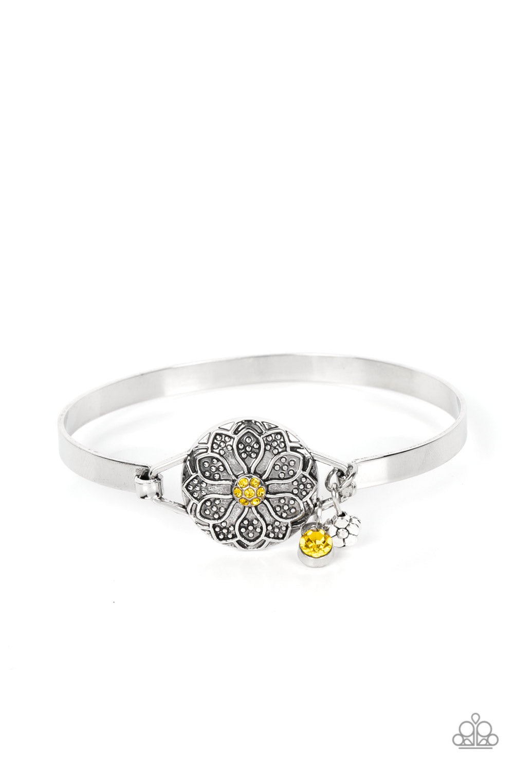 Fleur de Prairie - Yellow Paparazzi Bracelet (#2374)