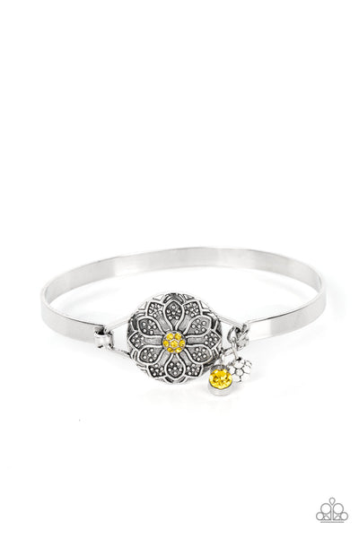 Fleur de Prairie - Yellow Paparazzi Bracelet (#2374)