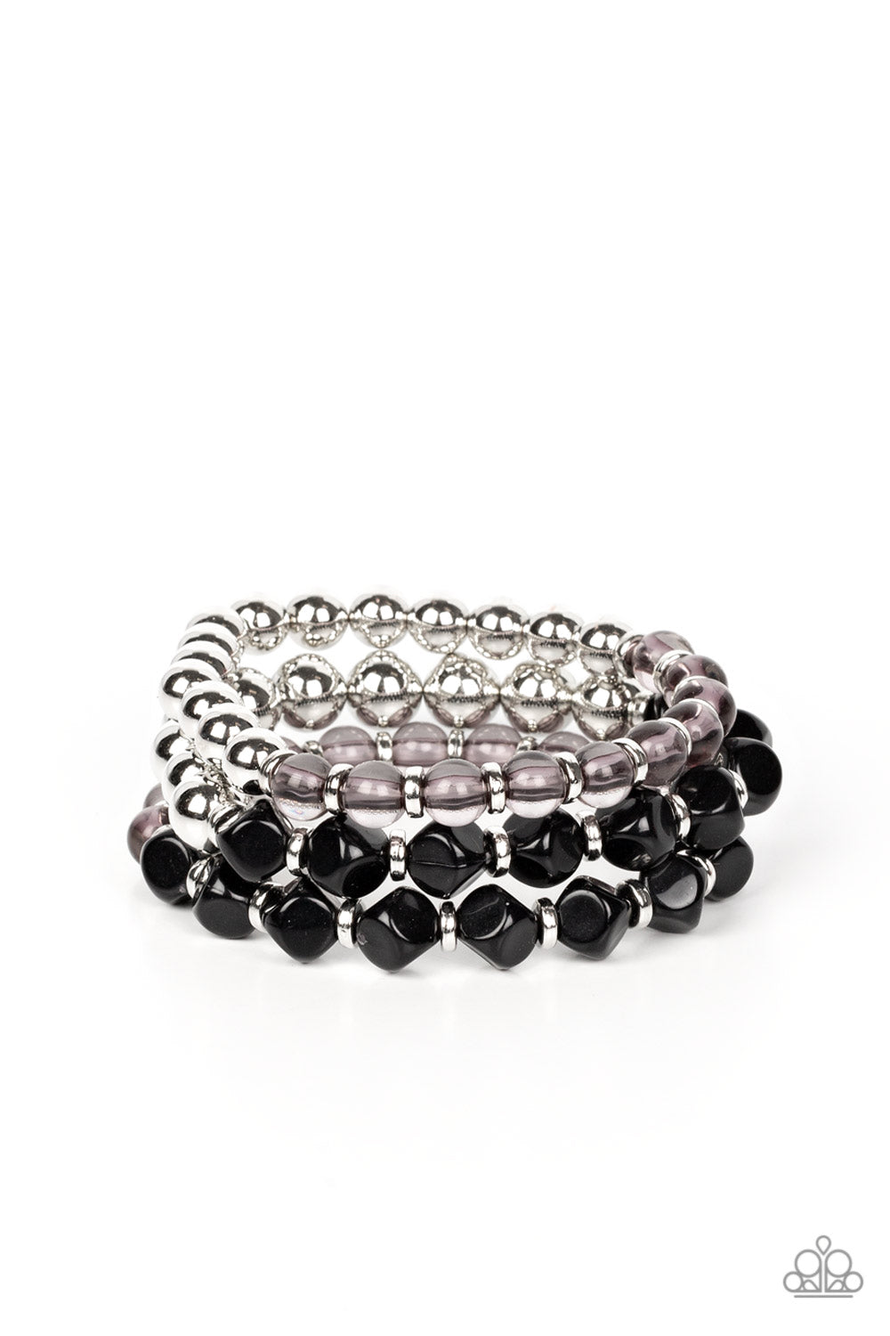 Summer Sabbatical - Black Paparazzi Bracelet (#5309)