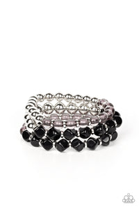 Summer Sabbatical - Black Paparazzi Bracelet (#5309)