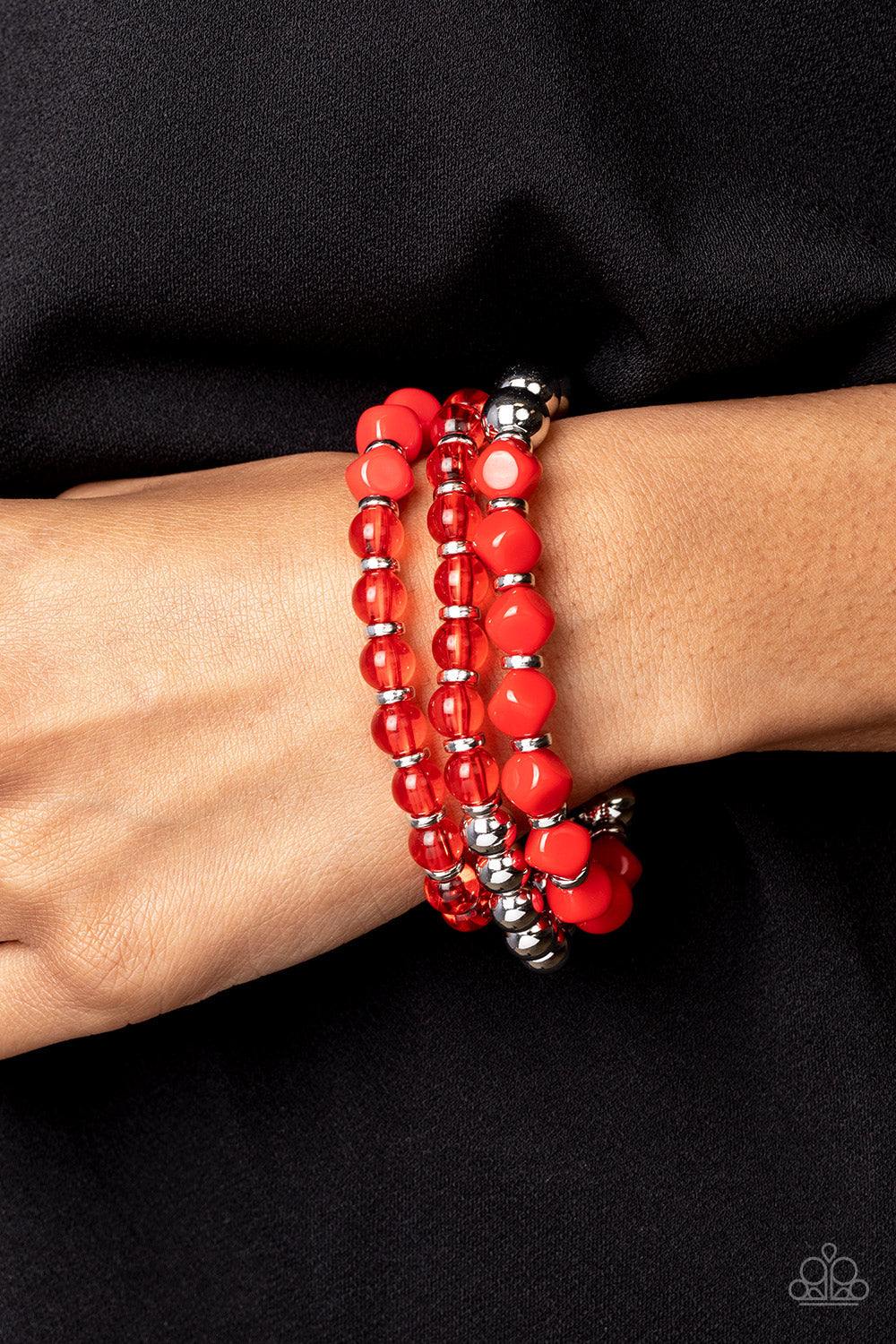 Summer Sabbatical - Red Paparazzi Bracelet (#2625)