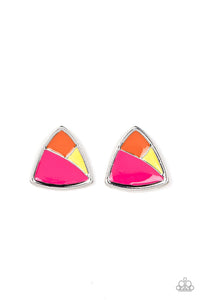 Kaleidoscopic Collision - Multi Paparazzi Earring (#2946)