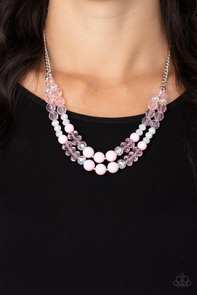 Vera-CRUZIN - Pink Paparazzi Necklace (#3772)