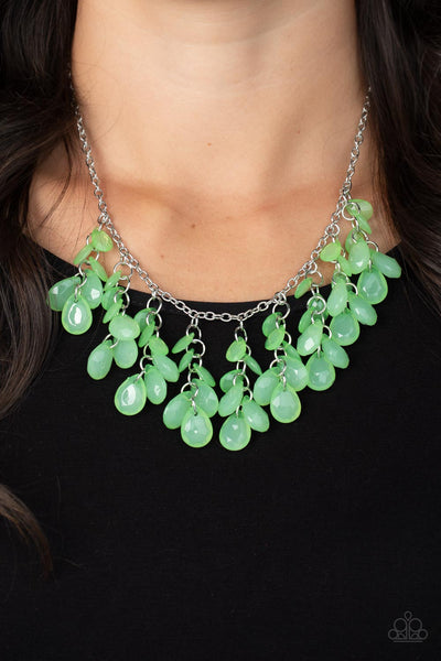 Crystal Cabaret - Green Paparazzi Necklace