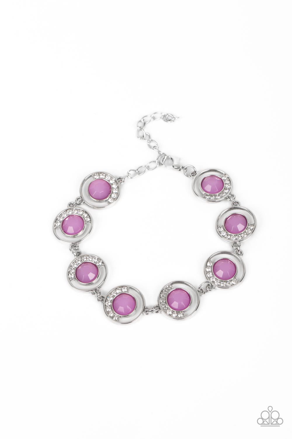Twinkling Trajectory - Purple Paparazzi Bracelet (PZ-1585)