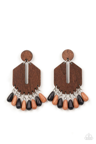 Western Retreat - Multi Paparazzi Earring (5163)