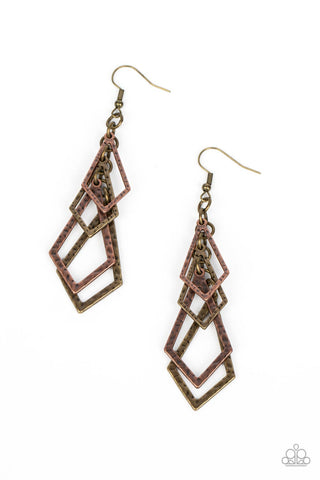 Totally TERRA-ific - Multi Paparazzi Earring (5199)