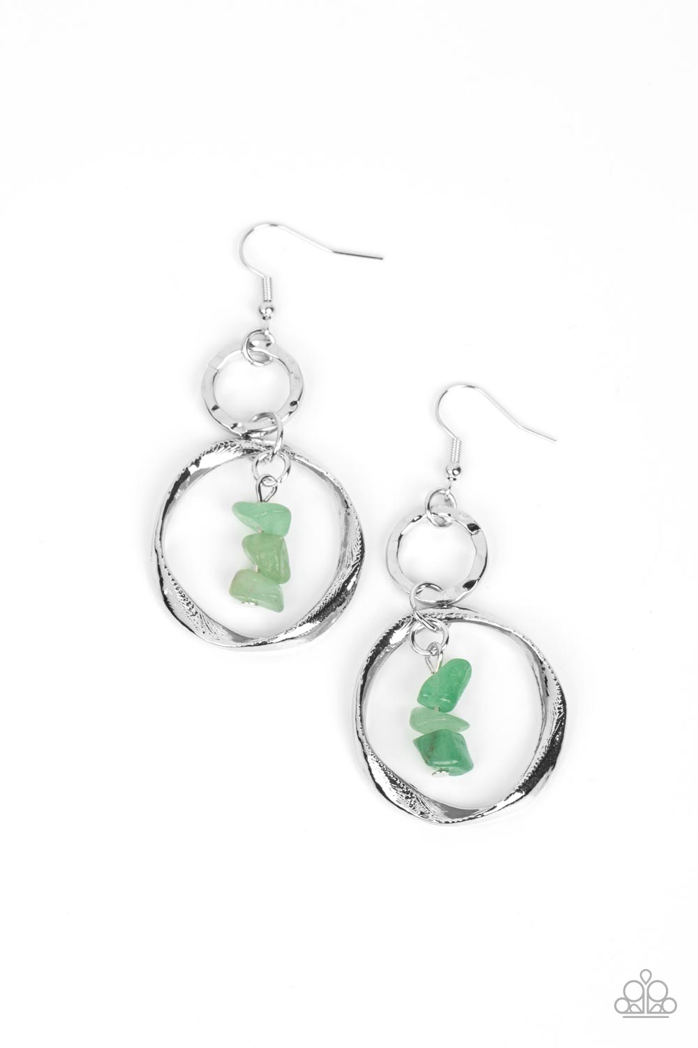 Good-Natured Spirit - Green Paparazzi Earring (#2193)