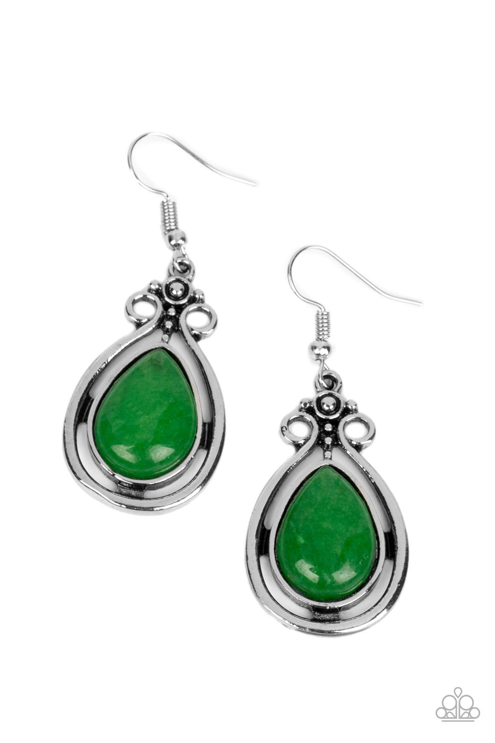 Mountain Mantra - Green Paparazzi Earring (5010)