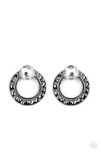 Smoldering Scintillation - Black Paparazzi Earring (#4623)