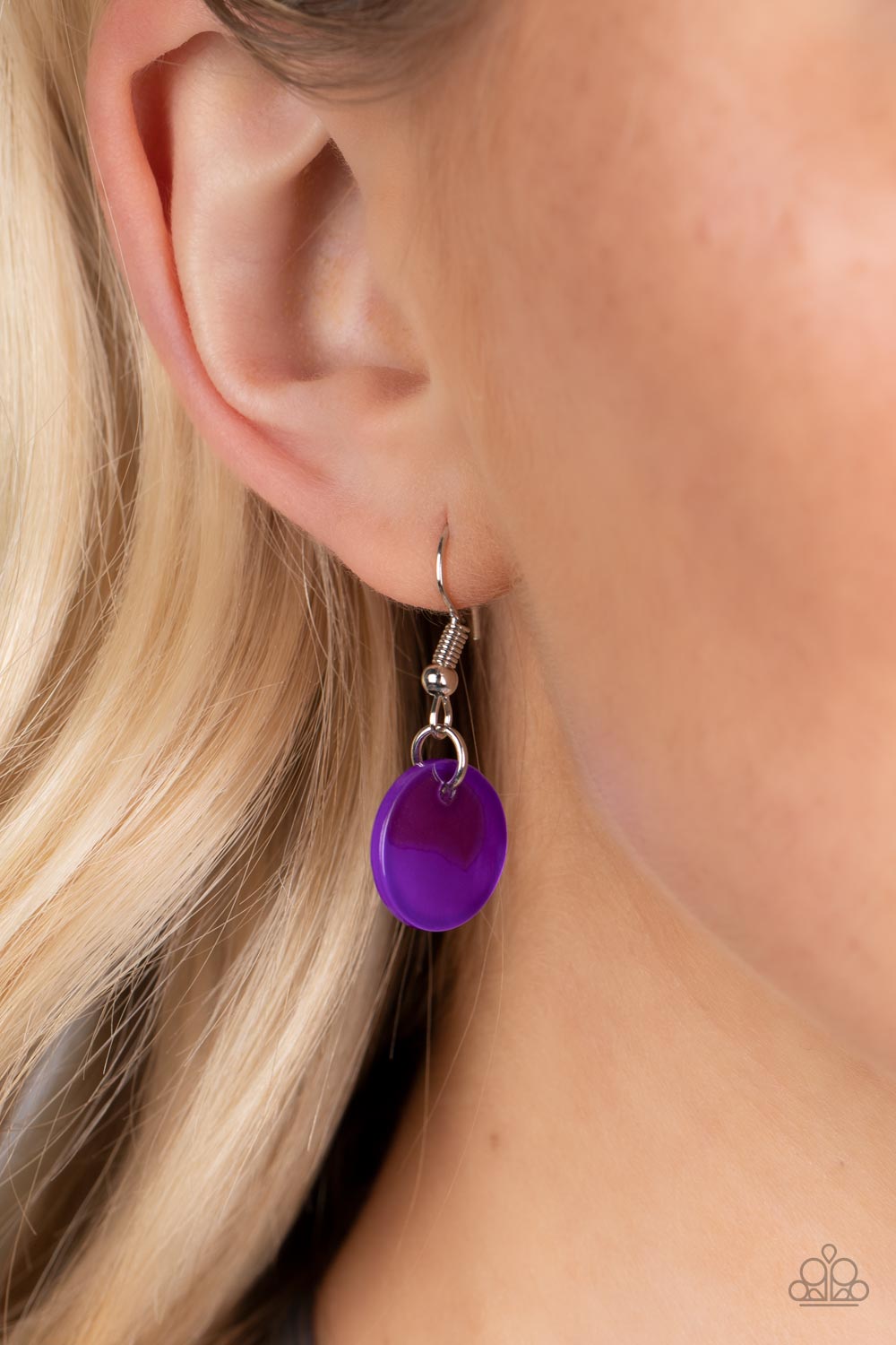 Barefoot Beaches - Purple Paparazzi Necklace (PZ-3208)