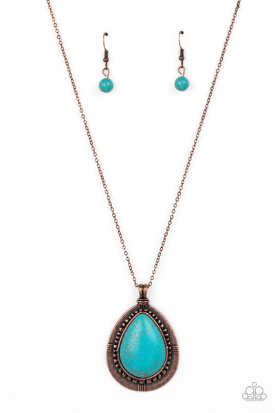 Western Wilderness - Copper Paparazzi Necklace (#5101)