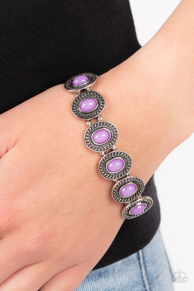 Dainty Delight - Purple Paparazzi Bracelet (#3814)