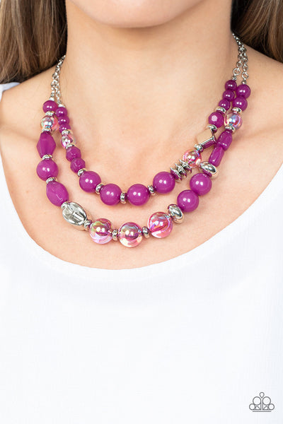 Mere Magic - Purple Paparazzi Necklace