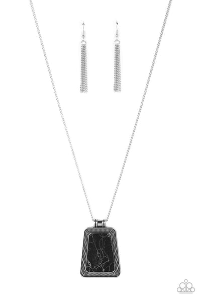 Private Plateau - Black Paparazzi Necklace (2638)