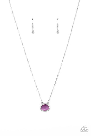 Treasure Me Always - Purple Paparazzi Necklace (#3786)
