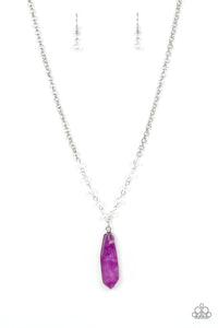 Magical Remedy - Purple Paparazzi Necklace (#3731)