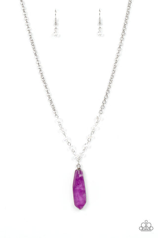 Magical Remedy - Purple Paparazzi Necklace (#3731)