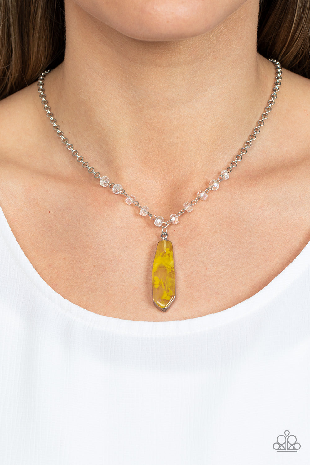 Magical Remedy - Yellow Paparazzi Necklace (#1904)