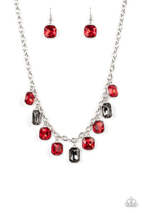 Best Decision Ever - Red Paparazzi Necklace (#3549)