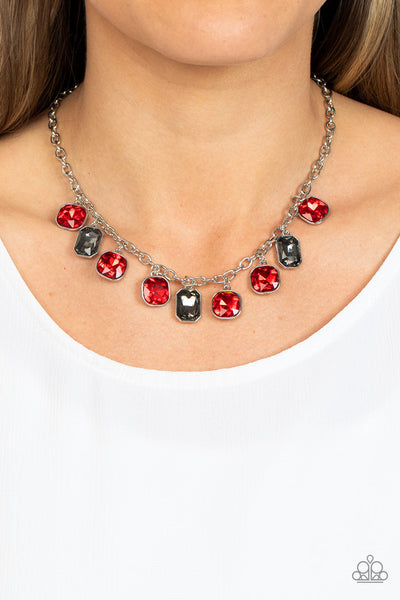 Best Decision Ever - Red Paparazzi Necklace (#3549)