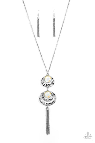 Limitless Luster - Yellow Paparazzi Necklace (#3301)