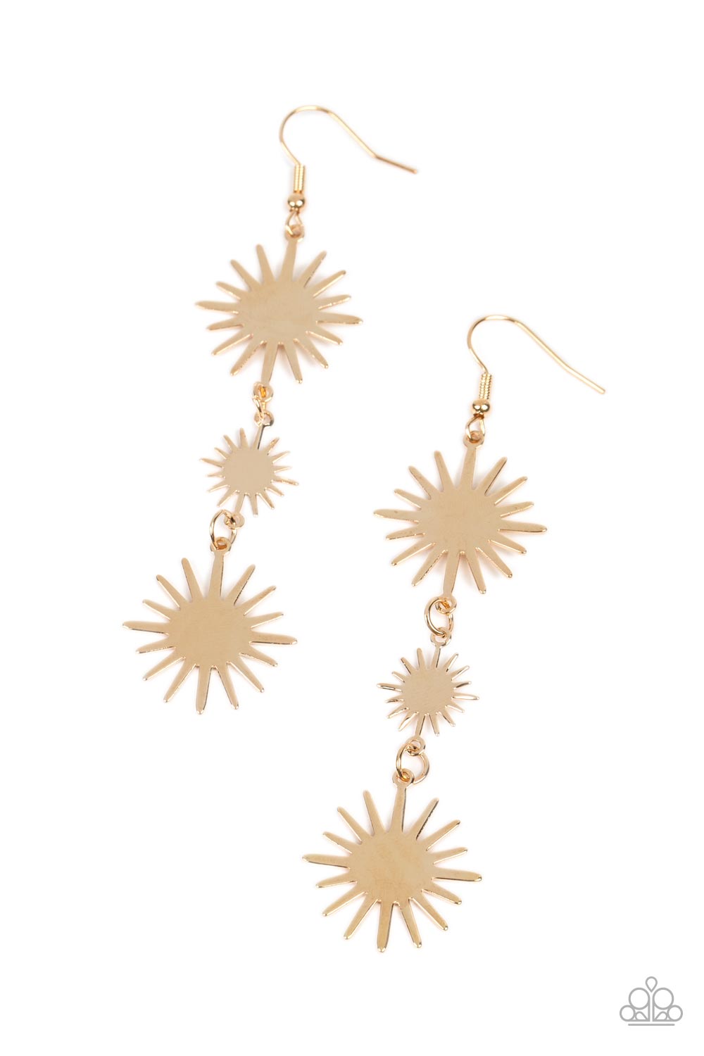 Solar Soul - Gold Paparazzi Earring