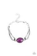 A Quarter Past ZEN - Purple  Paparazzi Bracelet (PZ-1656)