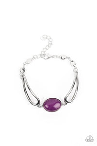 A Quarter Past ZEN - Purple  Paparazzi Bracelet (#1656)