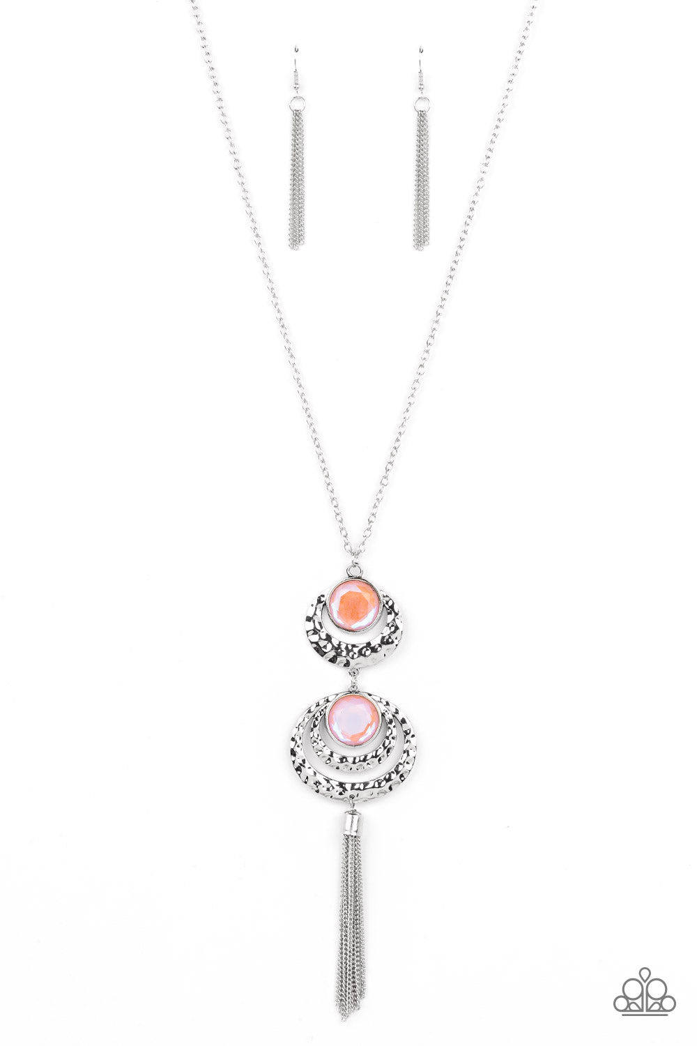 Limitless Luster - Orange Paparazzi Necklace (#3808)