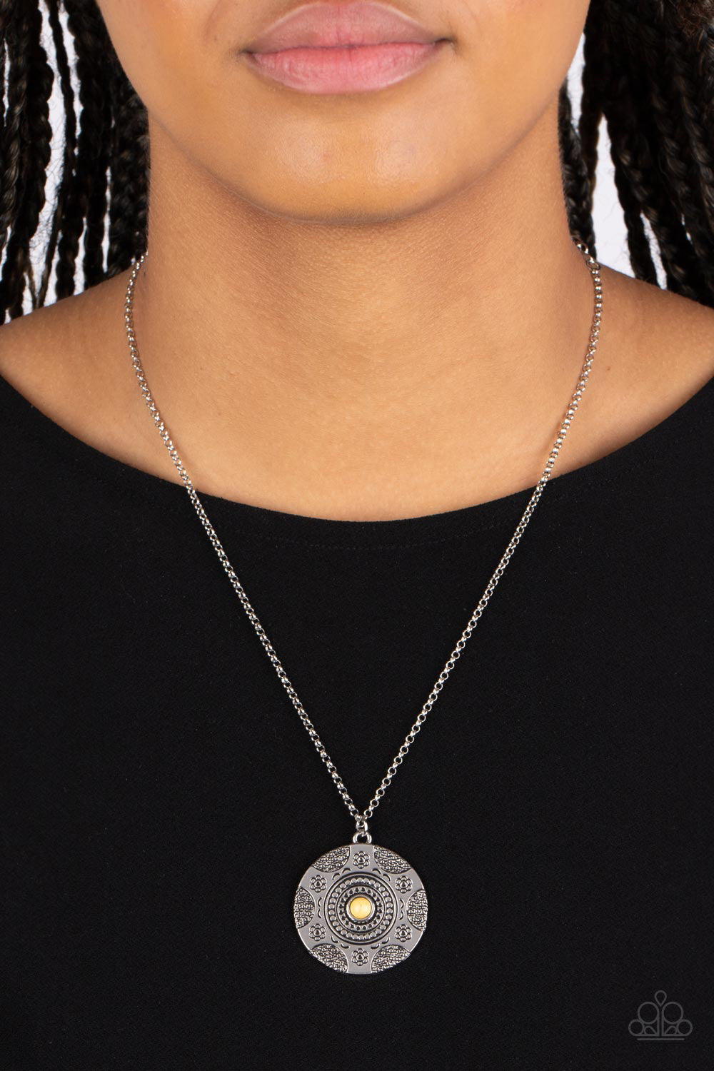 Wild Prairies - Yellow  Paparazzi Necklace (#3618)