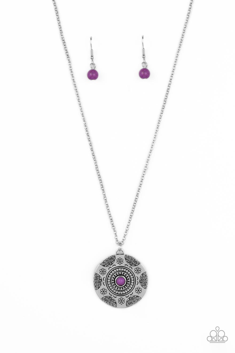 Wild Prairies - Purple Paparazzi Necklace (#3834)