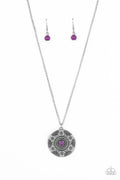 Wild Prairies - Purple Paparazzi Necklace (#3834)
