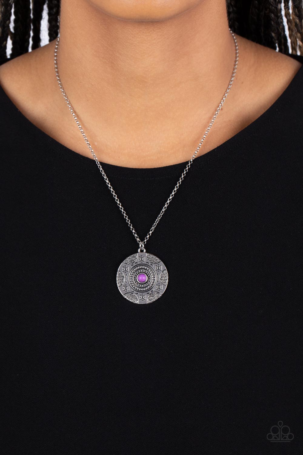 Wild Prairies - Purple Paparazzi Necklace (#3834)