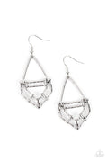 Artisan Apparatus - Silver Paparazzi Earring (#4943)