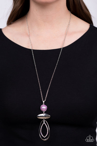 Modern Day Demure - Purple Paparazzi Necklace (#2597)