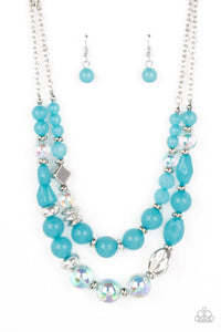 Mere Magic - Blue Paparazzi Necklace (PZ-1666)