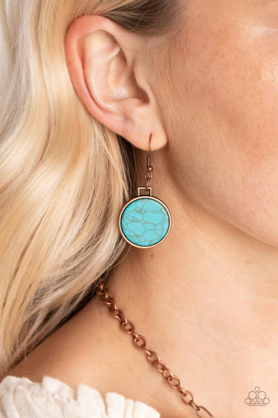 Santa Fe Flats - Copper Paparazzi Necklace (#2513)