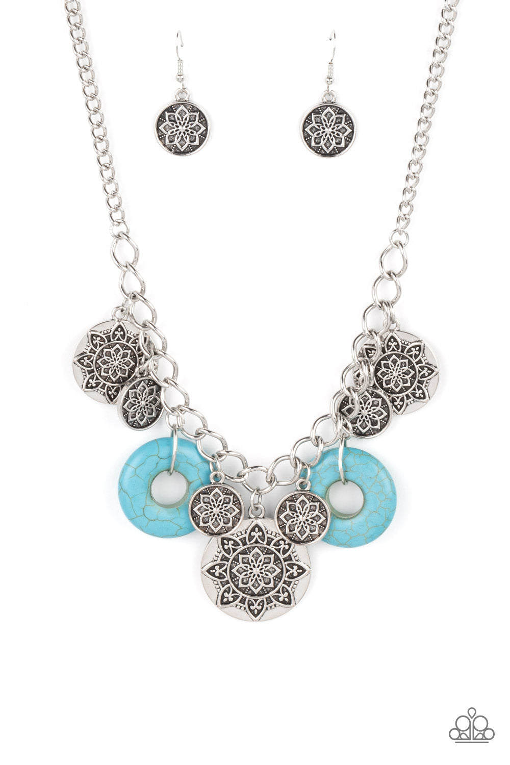 Western Zen - Blue Paparazzi Necklace (#4811)