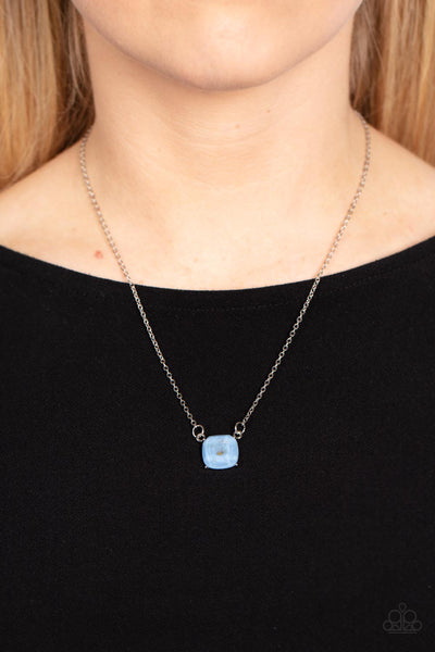 Coral Coasts - Blue Paparazzi Necklace (5017)